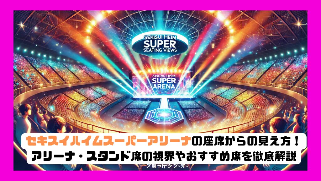 セキスイハイムスーパーアリーナの座席からの見え方！アリーナ・スタンド席の視界やおすすめ席を徹底解説