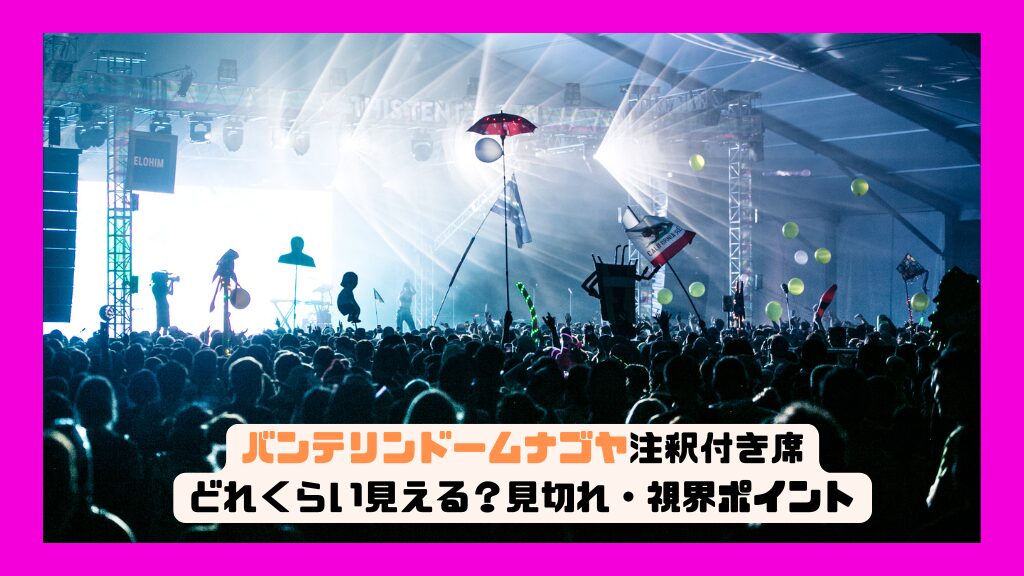 バンテリンドームナゴヤ 注釈付き席はどれくらい見える？見切れ・視界ポイント完全ガイド
