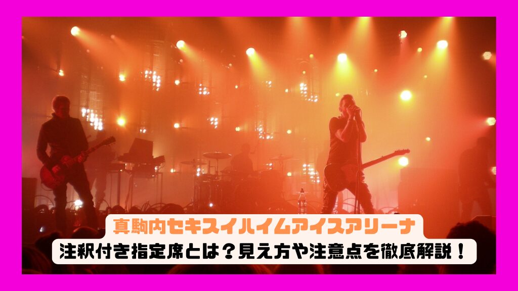 真駒内セキスイハイムアイスアリーナの注釈付き指定席とは？見え方や注意点を徹底解説！